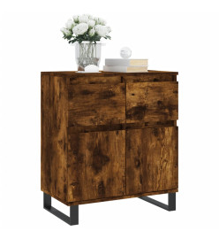 Buffet Chêne fumé 60x35x70 cm Bois d'ingénierie