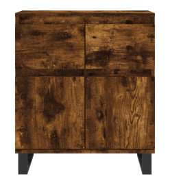 Buffet Chêne fumé 60x35x70 cm Bois d'ingénierie