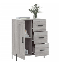 Buffet sonoma gris 69,5x34x90 cm bois d'ingénierie