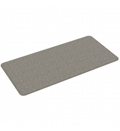 Tapis de couloir aspect sisal argenté 50x100 cm