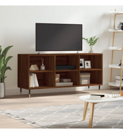 Meuble TV chêne marron 103,5x30x50 cm bois d'ingénierie