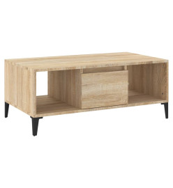 Table basse Chêne sonoma 90x50x36,5 cm Bois d'ingénierie