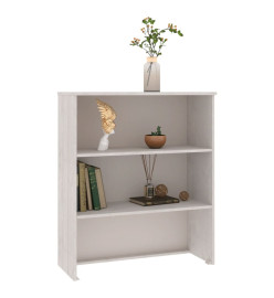 Dessus de buffet HAMAR Blanc 85x35x100 cm Bois de pin massif