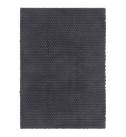 Tapis rectangulaire Anthracite 160x230 cm Coton