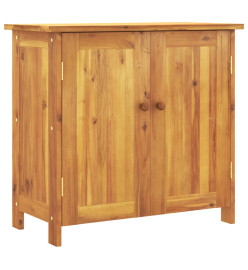 Armoire de jardin 75x35x70 cm bois massif d'acacia