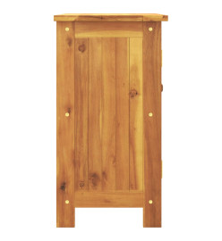 Armoire de jardin 75x35x70 cm bois massif d'acacia