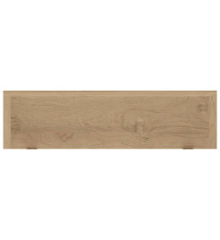 Étagères murales 2 pcs 60x15x6 cm bois de teck massif