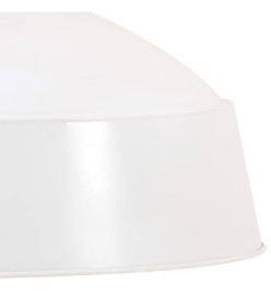 Lampe suspendue industrielle 58 cm Blanc E27