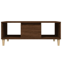 Table basse Chêne marron 90x50x36,5 cm Bois d'ingénierie