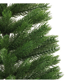 Sapin de Noël artificiel mince avec support 120 cm PE