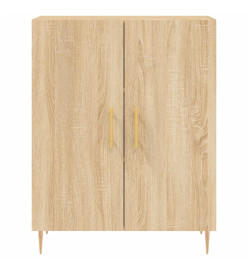 Buffet haut Chêne sonoma 69,5x34x180 cm Bois d'ingénierie