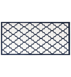 Tapis d'extérieur 80x150 cm design réversible