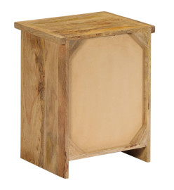 Table de chevet Bois de manguier massif 40x30x50 cm