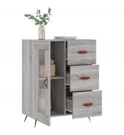 Buffet sonoma gris 69,5x34x90 cm bois d'ingénierie