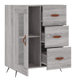 Buffet sonoma gris 69,5x34x90 cm bois d'ingénierie