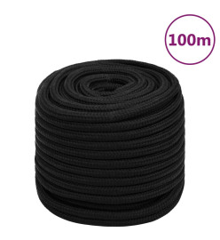 Corde de travail Noir 18 mm 100 m Polyester