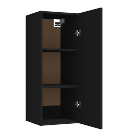 Armoire murale Noir 34,5x34x90 cm Bois d'ingénierie