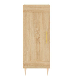 Buffet haut Chêne sonoma 34,5x34x180 cm Bois d'ingénierie