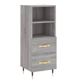 Buffet Sonoma gris 34,5x34x90 cm Bois d'ingénierie