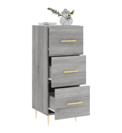 Buffet Sonoma gris 34,5x34x90 cm Bois d'ingénierie