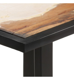 Table de salle à manger 140 cm Bois de récupération massif