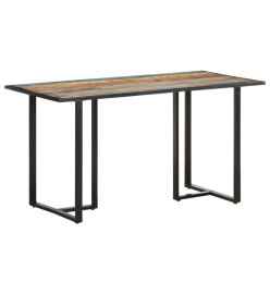 Table de salle à manger 140 cm Bois de récupération massif