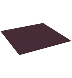 Panneaux muraux 12 pcs Violet 30x30 cm Tissu 1,08 m²