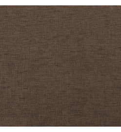 Panneaux muraux 12 pcs Marron 90x15 cm Tissu 1,62 m²