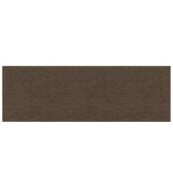 Panneaux muraux 12 pcs Marron 90x30 cm Tissu 3,24 m²