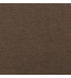 Panneaux muraux 12 pcs Marron 90x30 cm Tissu 3,24 m²