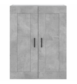 Armoires murales 2 pcs gris béton bois d'ingénierie