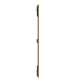 Tête de lit murale Marron miel 82,5x3x110 cm Bois massif de pin
