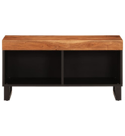 Meuble TV 85x33x43,5 cm bois d'acacia massif