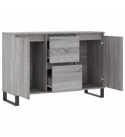 Buffet sonoma gris 104x35x70 cm bois d'ingénierie