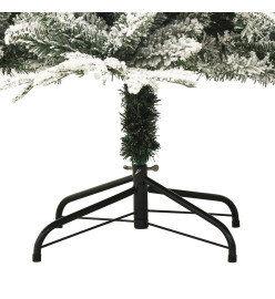 Sapin de Noël artificiel à flocons de neige Vert 240 cm PVC/PE