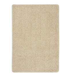 Tapis shaggy antidérapant Crème 120x170 cm