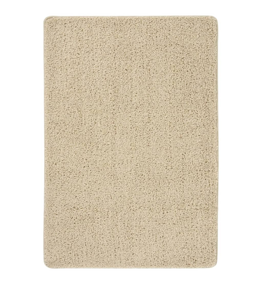 Tapis shaggy antidérapant Crème 120x170 cm