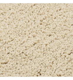 Tapis shaggy antidérapant Crème 120x170 cm