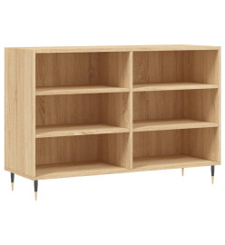 Buffet chêne sonoma 103,5x35x70 cm bois d'ingénierie