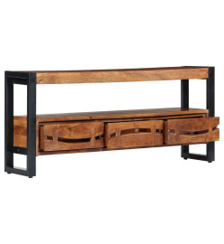 Meuble TV 140x30x45 cm Bois d'acacia massif