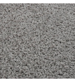 Tapis shaggy à poils longs Gris 120x170 cm