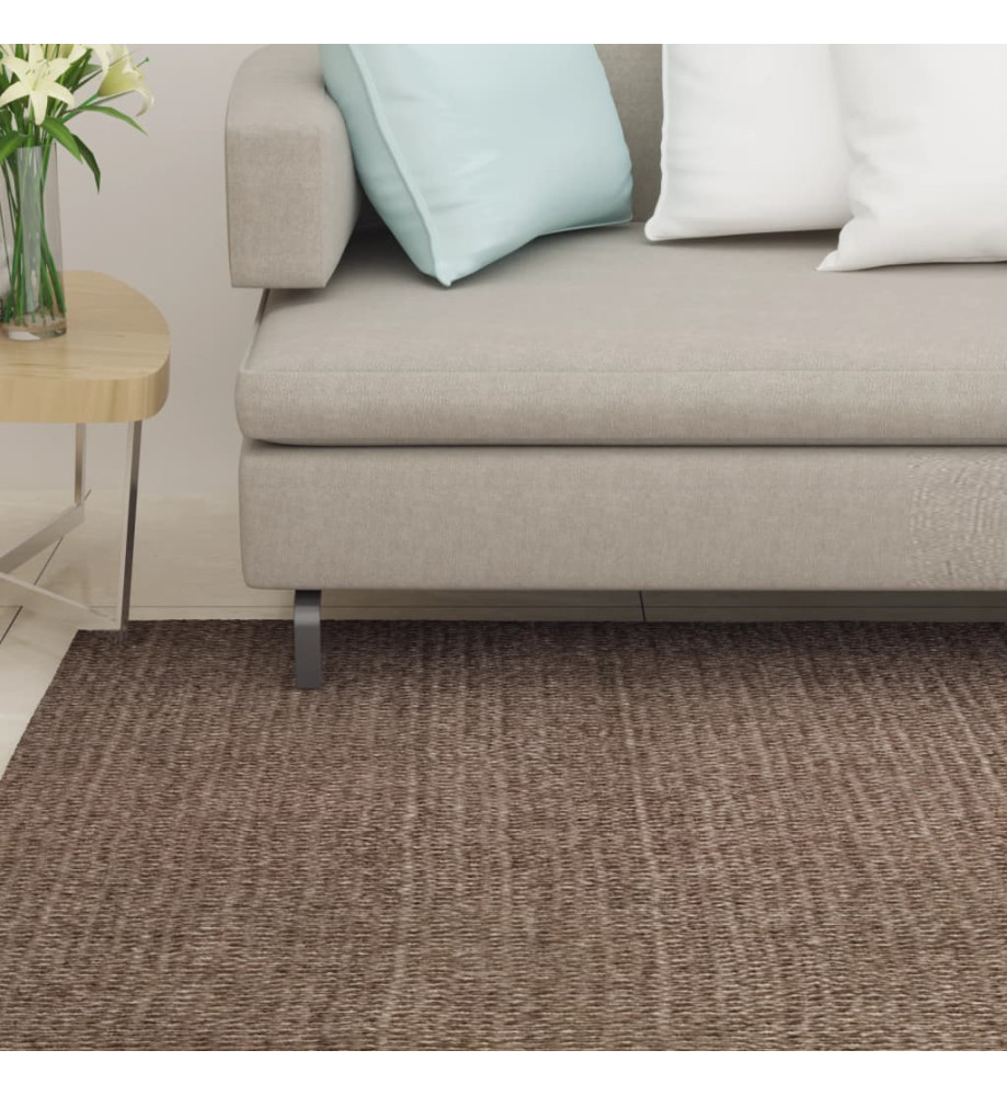 Tapis Sisal naturel 66x300 cm Marron