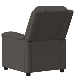 Fauteuil inclinable électrique Gris foncé Velours