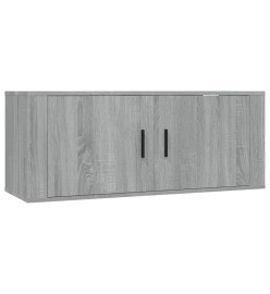 Ensemble de meubles TV 2 pcs Sonoma gris Bois d'ingénierie