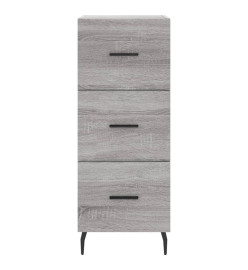 Buffet haut Sonoma gris 34,5x34x180 cm Bois d'ingénierie