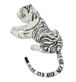 Tigre en peluche Blanc XXL