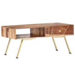 Table basse 95x50x42 cm Bois massif