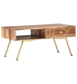 Table basse 95x50x42 cm Bois massif