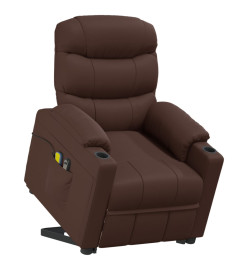 Fauteuil de massage Marron Similicuir