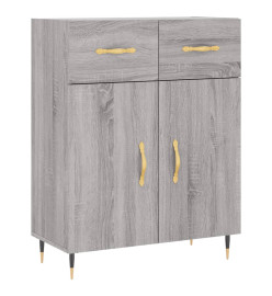 Buffet sonoma gris 69,5x34x90 cm bois d'ingénierie